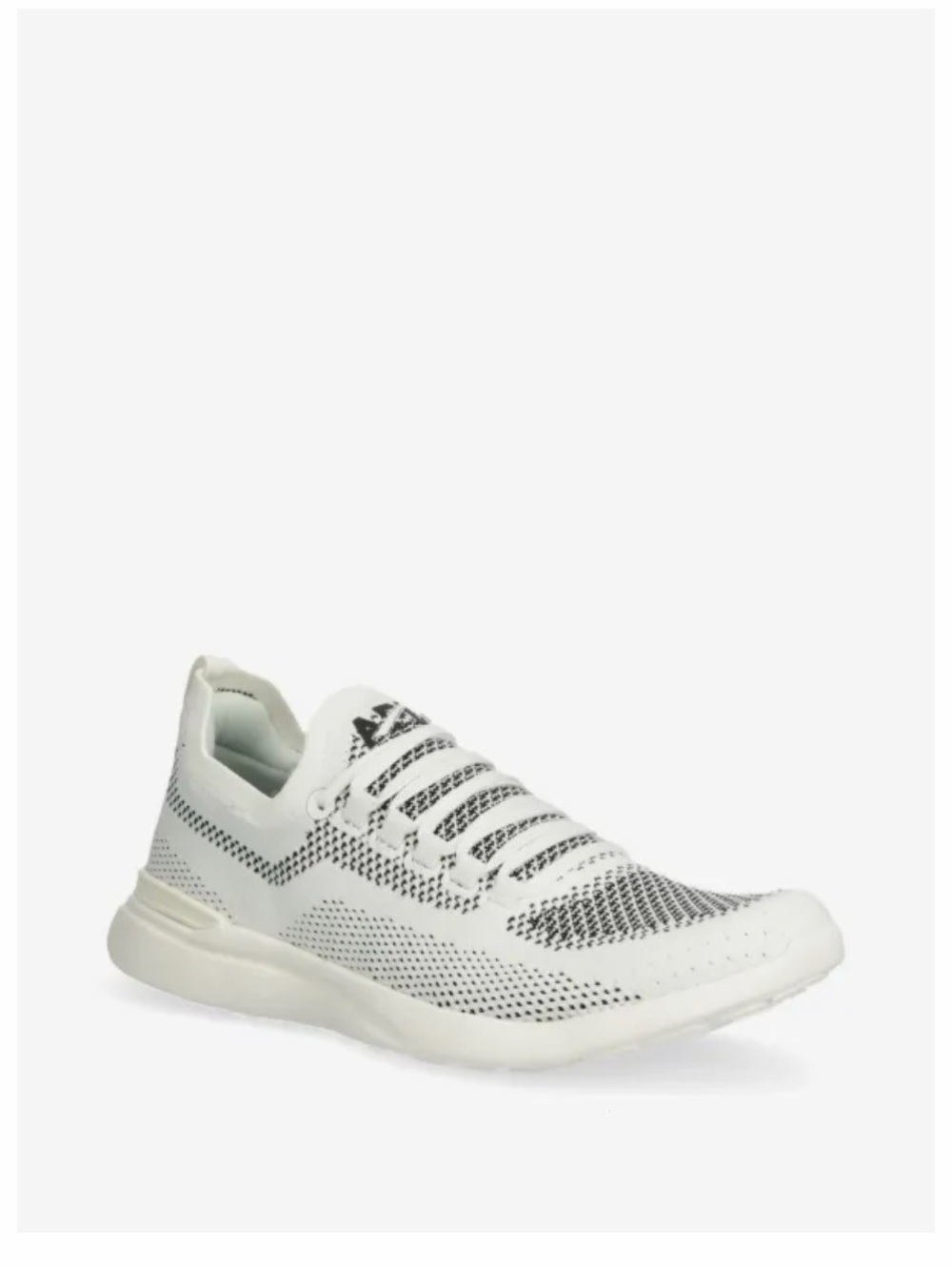 APL Techloom Breeze Women's Knit Trainer Sneakers - White/Black Size 9